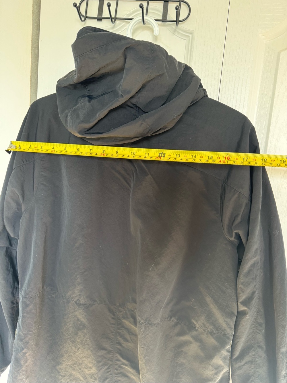 Lululemon Easy As Jacket Black Hooded Water-Repellent Coat - Picture 7 of 11